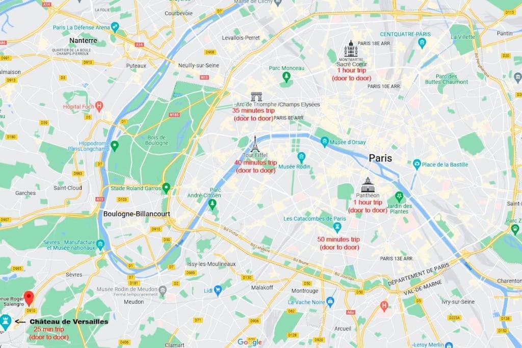 Studio Sous Les Toits Proche Paris Et Versailles Chaville Exterior foto